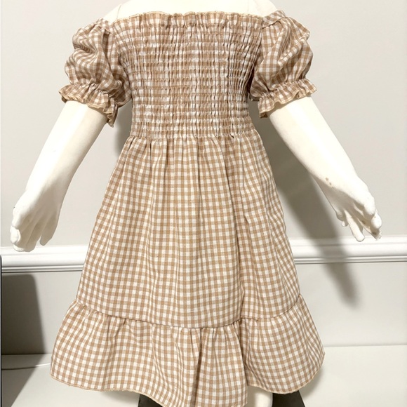Baby girl Plaid Smoked Dress - Picture 2 of 2